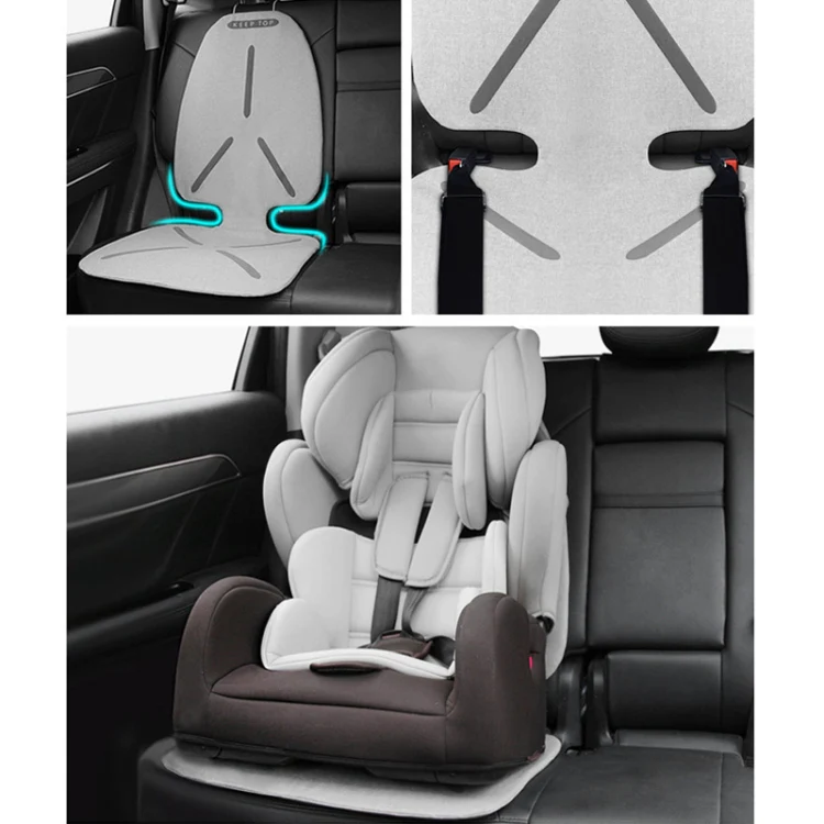 KEEP TOP Car Child Safety Seat Anti-Slip Thickened Anti-Wear Protective Pad(Black) - Image 9