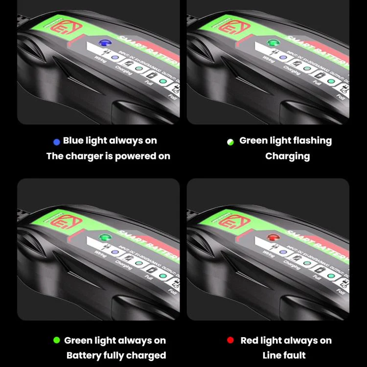 Kewig B12S 6V/12V Motorcycle Battery Charger With Digital Display Screen - Image 11