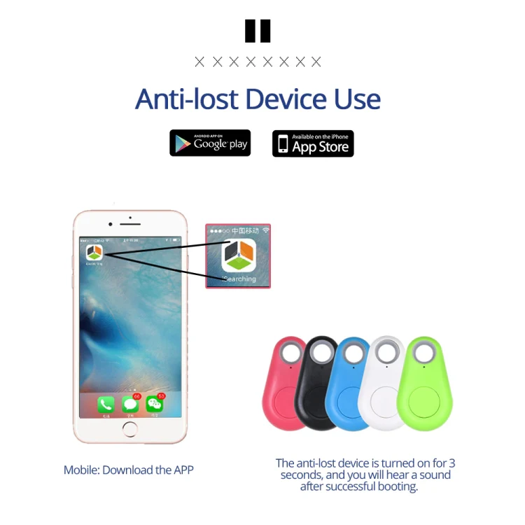 Keyfinder Wallet Dog Cat kids GPS locator anti lost keychain Smart Search Bluetooth Tracker Tag(Green) - Image 3