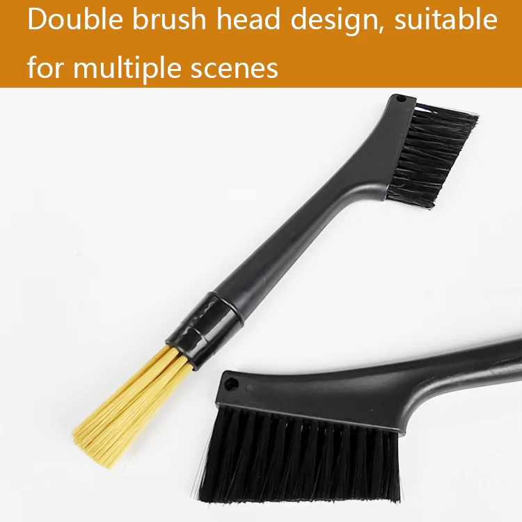 KFS-04 Double-ended Soft-bristled Coffee Machine Cleaning Brush(Black) - Image 3