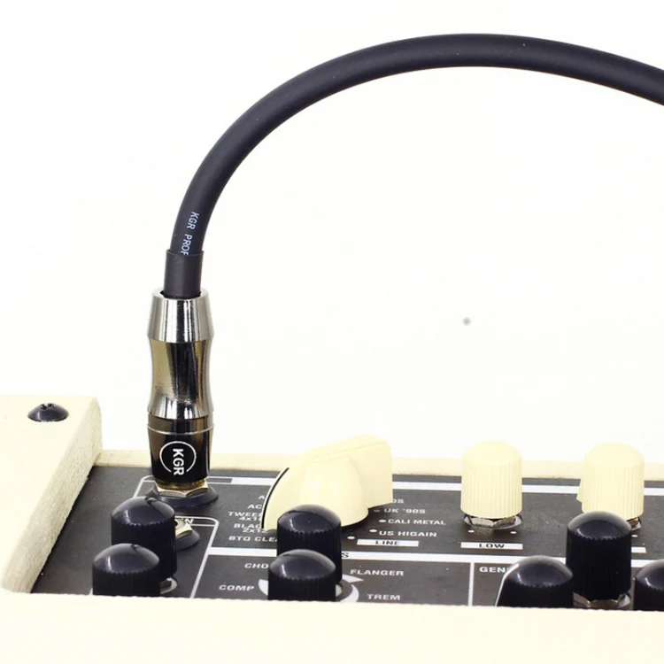 KGR Guitar Cable Keyboard Drum Audio Cable, Specification: 3m(Elbow Straight Jack) - Image 5