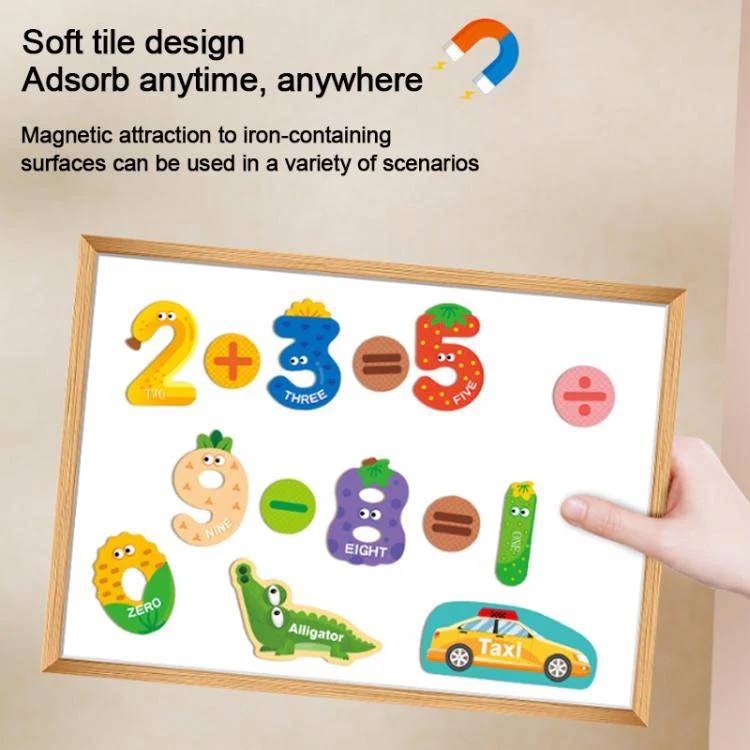 Kids Early Education Magnetic Refrigerator Puzzle Educational Toy(26pcs Letter) - Image 3