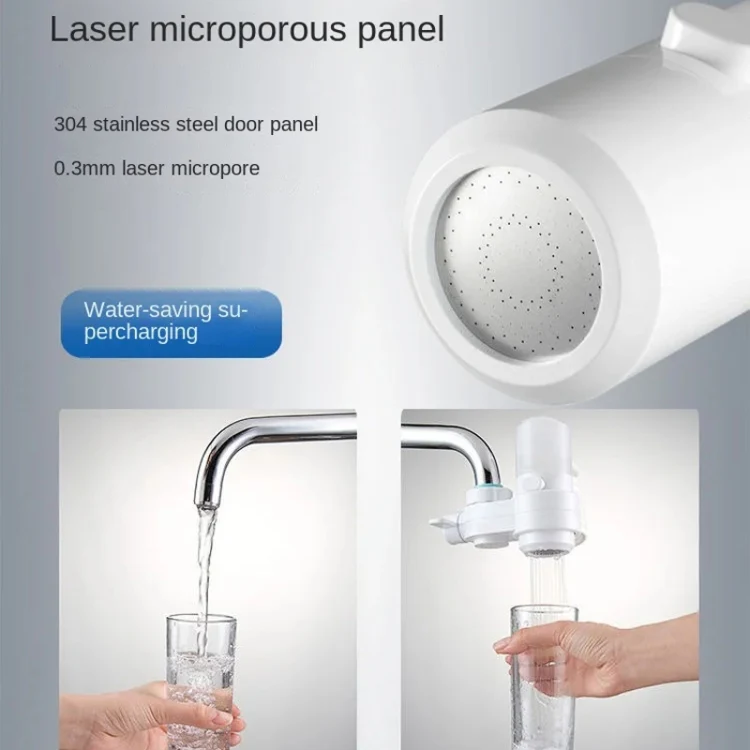 Kitchen Foam Pumping Flushing Water Faucet Extender(White) - Image 14
