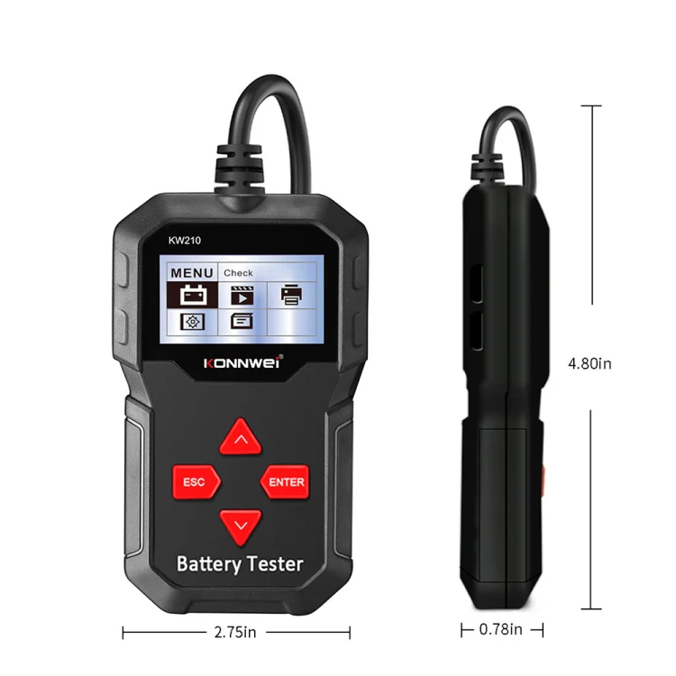 KONNWEI KW210 Car Battery Test Battery Capacity Resistance Battery Detector - Image 17