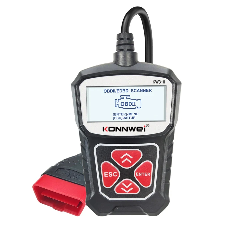 KONNWEI KW310 OBD Car Fault Detector Code Reader ELM327 OBD2 Scanner Diagnostic Tool(Black) - Image 2