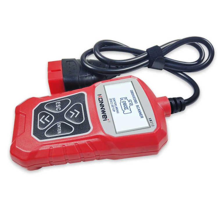 KONNWEI KW310 OBD Car Fault Detector Code Reader ELM327 OBD2 Scanner Diagnostic Tool(Red) - Image 3