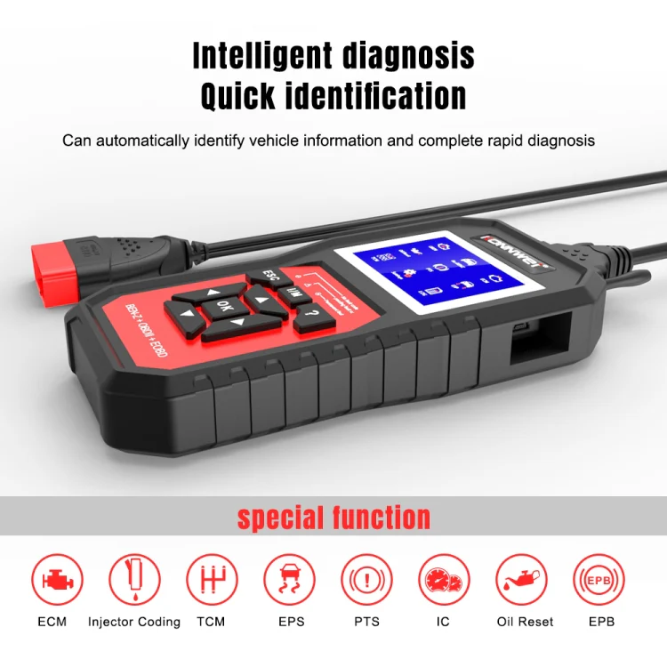 KONNWEI KW460 Car 2.8 inch 12V Lead-acid Battery Tester Fault Diagnosis Instrument - Image 3