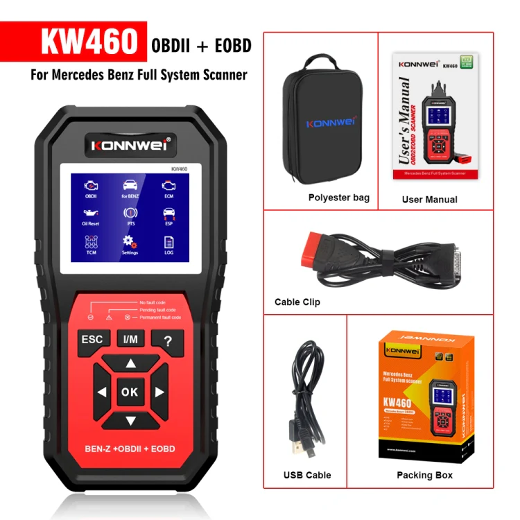 KONNWEI KW460 Car 2.8 inch 12V Lead-acid Battery Tester Fault Diagnosis Instrument - Image 9