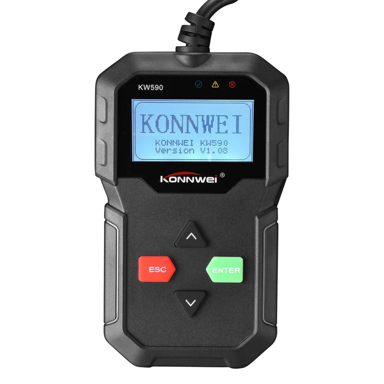 KONNWEI KW590 Mini OBDII Car Auto Diagnostic Scan Tools Auto Scan Adapter Scan Tool (Can Only Detect 12V Gasoline Car)(Black) - Image 5