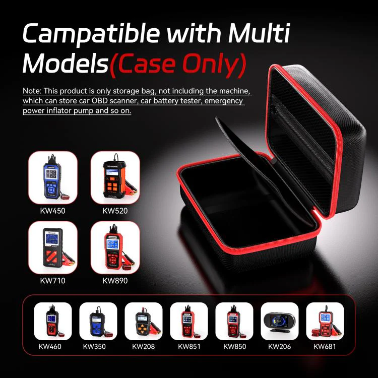 KONNWEI Large Capacity Portable Car Diagnostic Tool Storage Bag - Image 4