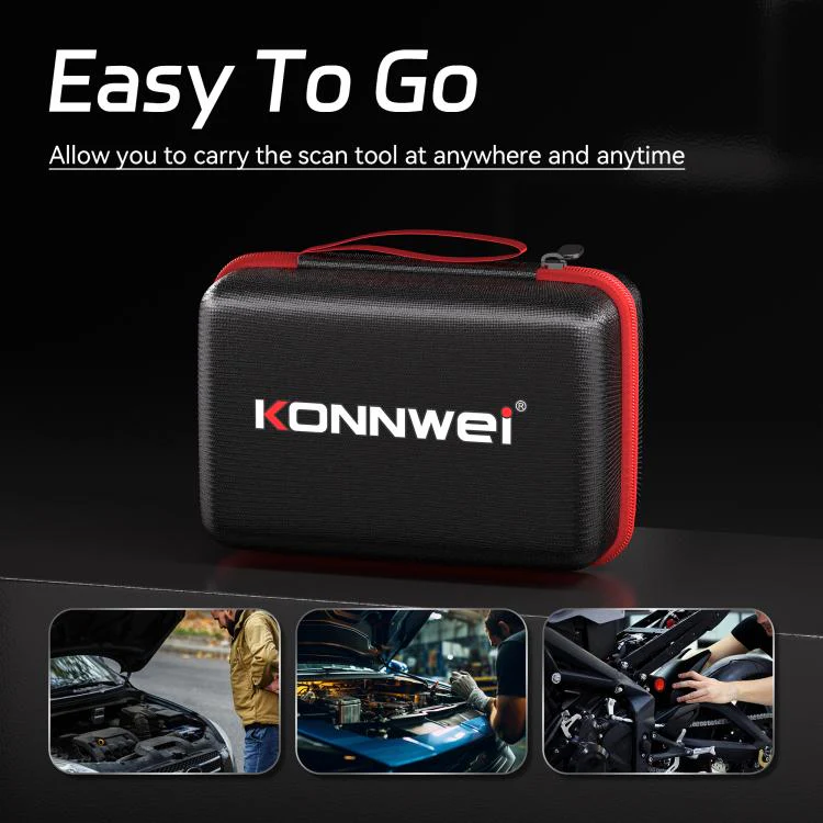 KONNWEI Large Capacity Portable Car Diagnostic Tool Storage Bag - Image 9