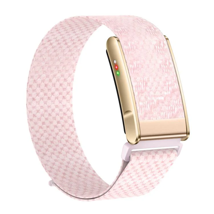 KR96 Pro Screenless Smart Bracelet Nylon Strap, Support Health Monitoring / Multiple Sports Modes(Pink) - Image 2