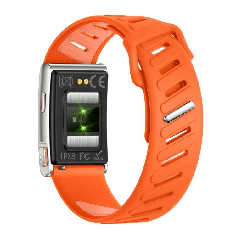 KR96 Pro Screenless Smart Bracelet Silicone Strap, Support Health Monitoring / Multiple Sports Modes(Orange) - Image 4