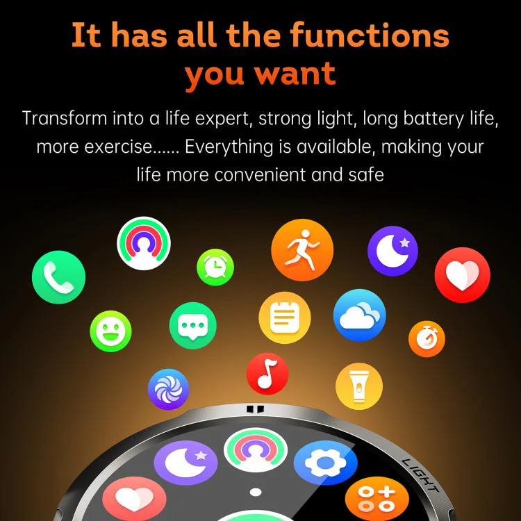 KT92 1.7-inch TFT Display 3ATM Smart Watch with Roller Control & 1000mAh Battery(Black Roller) - Image 20