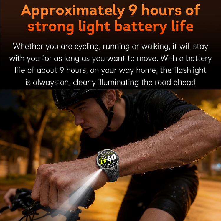 KT92 1.7-inch TFT Display 3ATM Smart Watch with Roller Control & 1000mAh Battery(Orange Roller) - Image 9