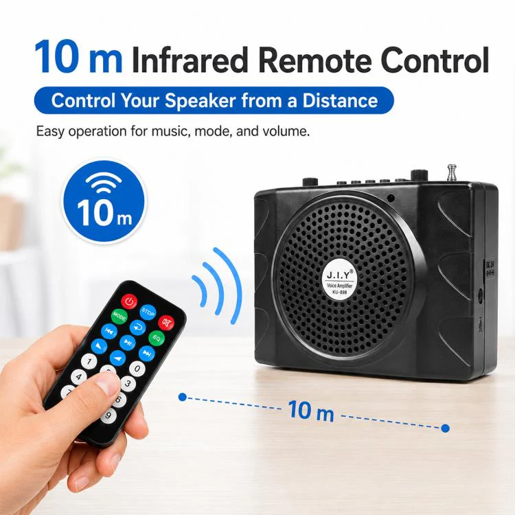 KU-898 Bluetooth Portable Microphone Teaching Voice Amplifier, Plug Type:EU Plug(Black) - Image 8