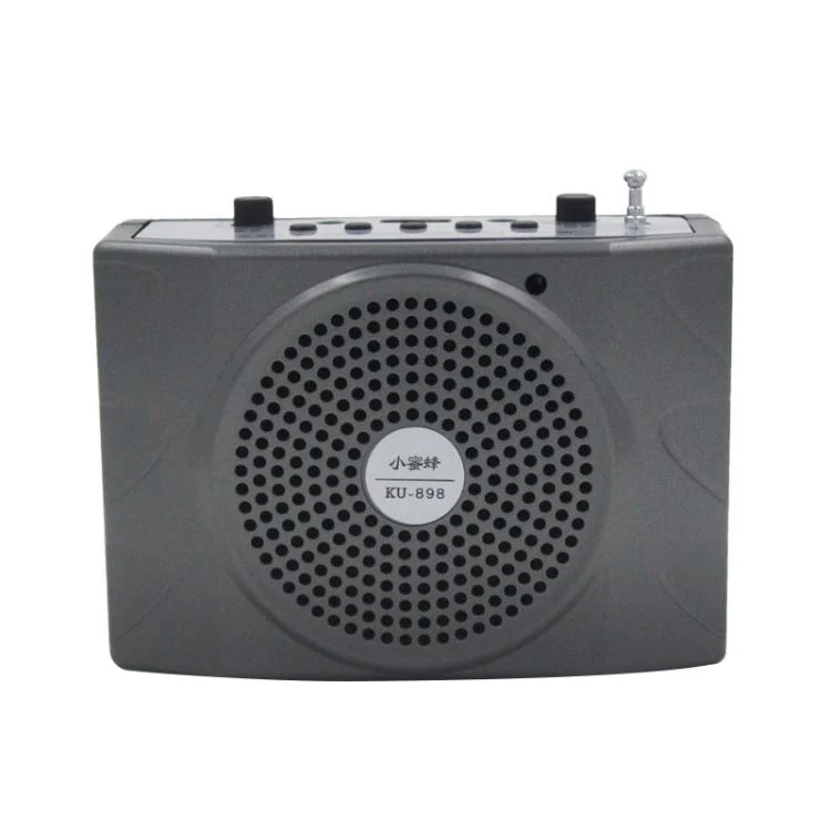 KU-898 Bluetooth Portable Microphone Teaching Voice Amplifier, Plug Type:US Plug(Grey)