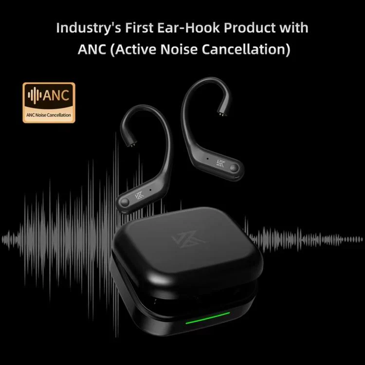KZ AN01 HD Wireless Bluetooth 5.4 Earhook Active Noise Reduction Hi-Fi Gaming Earphones - Image 3