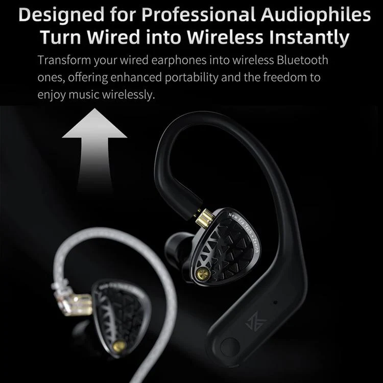 KZ AN01 HD Wireless Bluetooth 5.4 Earhook Active Noise Reduction Hi-Fi Gaming Earphones - Image 9