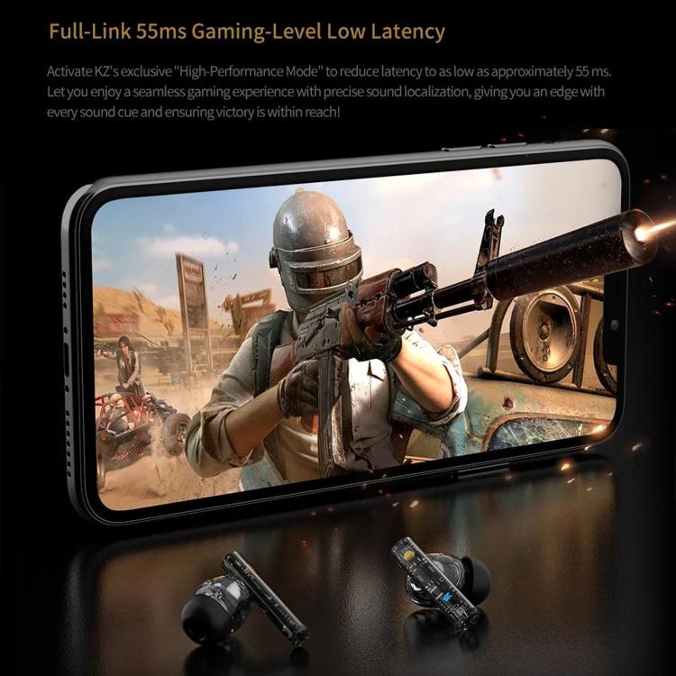 KZ-Carol Active Noise Reduction Bluetooth Earphones Hi-Fi ANC Noise Reduction TWS Earbuds(Black) - Image 18