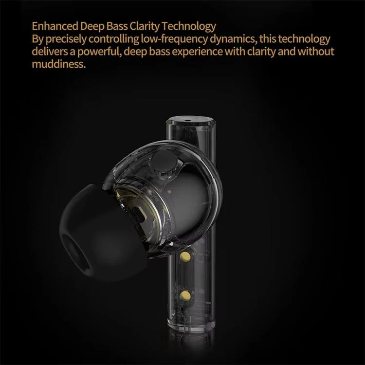 KZ-Carol Active Noise Reduction Bluetooth Earphones Hi-Fi ANC Noise Reduction TWS Earbuds(Black) - Image 2