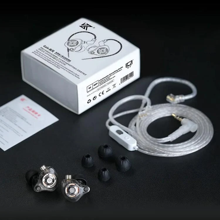 KZ-Gale HiFi 1.2 m Wired Game Earphones, Spec: Black With Mic 3.5mm - Image 10