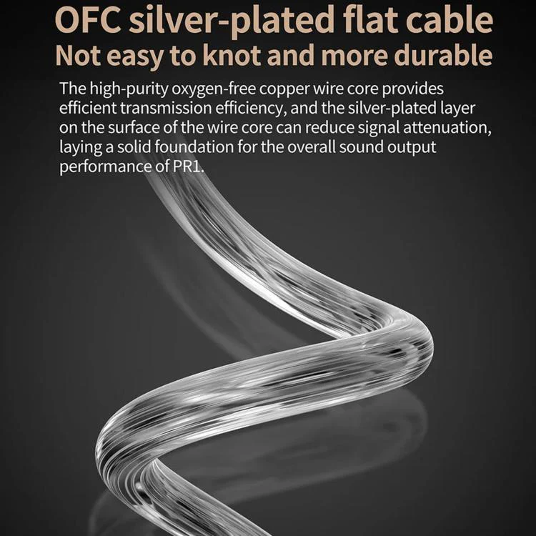 KZ-PR1 Planar Magnetic 1.2m Wired Earphones 13.2mm Planar Driver High-Res Hi-Fi Earbuds, Spec: Standard - Image 6