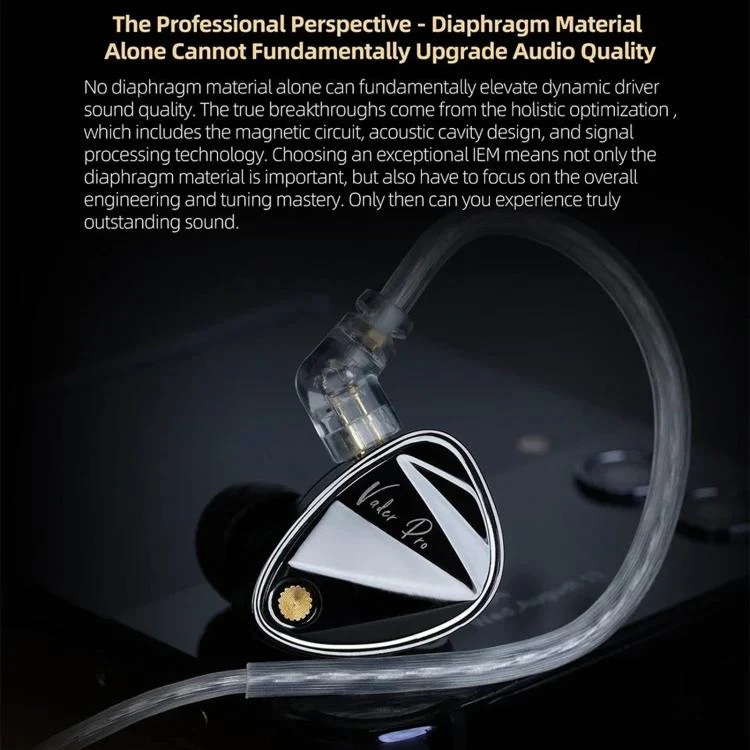 KZ Vader Pro Hifi Bass 6-Driver Dynamic Music In Ear 1.2m Wired Earphones, Spec: Bass Enhanced Standard - Image 6