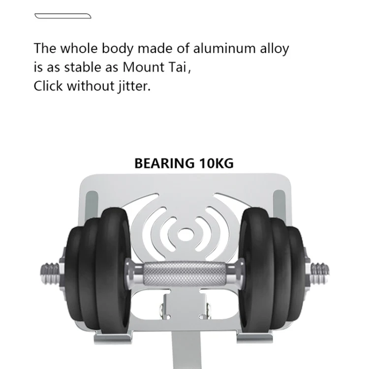 L-14 Aluminum Alloy Foldable Rotating Laptop/Tablet Stand(Green) - Image 3