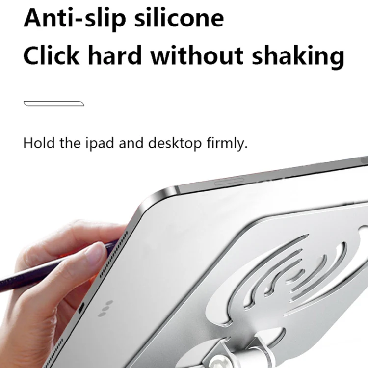 L-14 Aluminum Alloy Foldable Rotating Laptop/Tablet Stand(Green) - Image 5