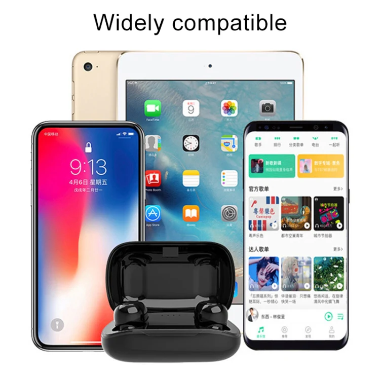 L-21 9D Sound Effects Bluetooth 5.0 Touch Wireless Bluetooth Earphone with Charging Box, Support HD Call (Pink) - Image 11