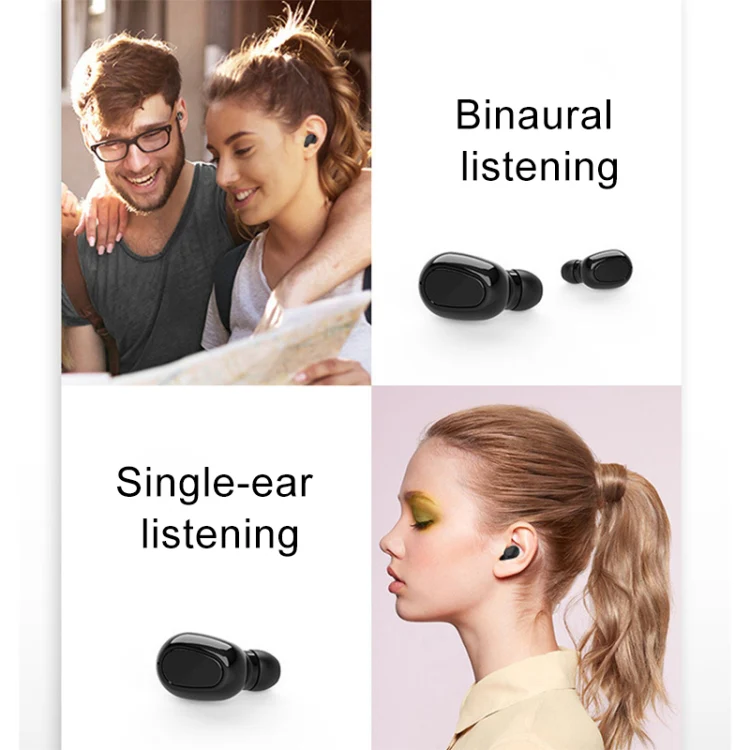 L-21 9D Sound Effects Bluetooth 5.0 Touch Wireless Bluetooth Earphone with Charging Box, Support HD Call (Pink) - Image 12