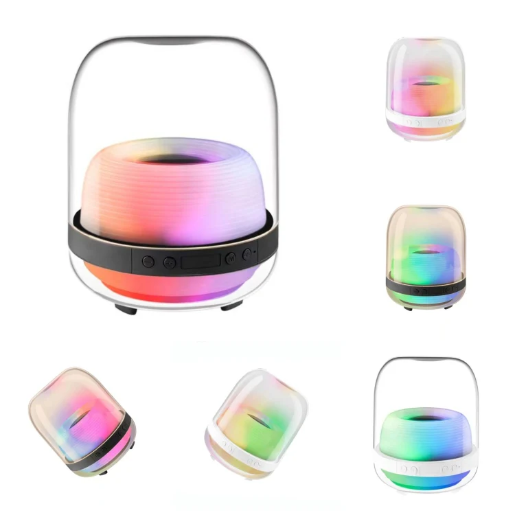 L20 15W Transparent Luminous 6D Stereo Wireless Bluetooth Speaker(Black) - Image 2