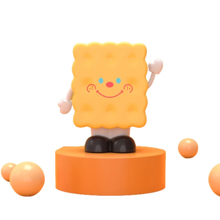 L47 Biscuit Night Light USB Ornament Bedroom Bedside With Sleeping Night Light - Image 2