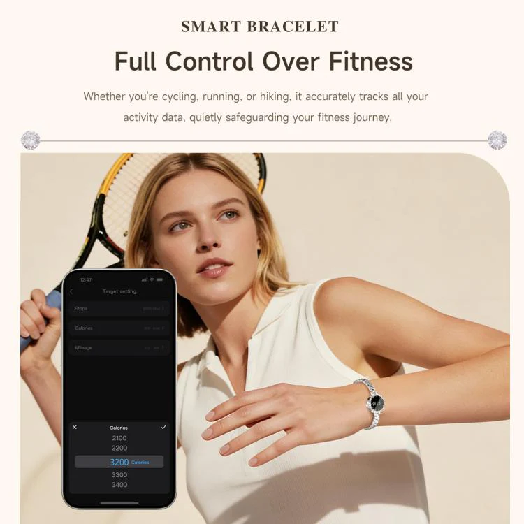 L6 Smart Watch Fashion Bracelet, Support Health Monitoring / Raise To Wake Screen(Silver) - Image 11