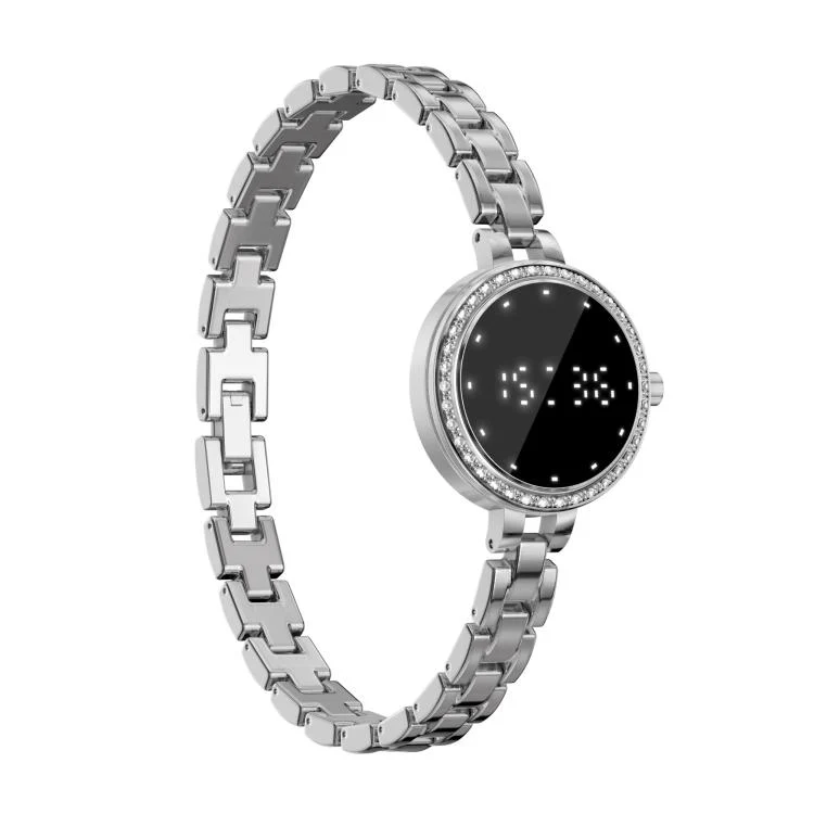 L6 Smart Watch Fashion Bracelet, Support Health Monitoring / Raise To Wake Screen(Silver) - Image 2