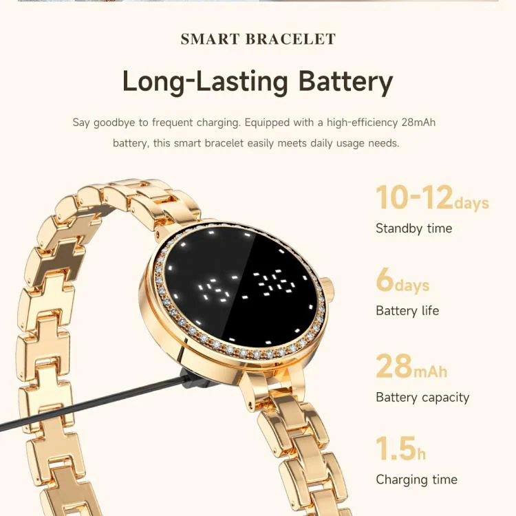 L6 Zinc Alloy Smart Bracelet Supports Call Reminder / Heart Rate / Sleep / Blood Oxygen / Pressure(Silver) - Image 17