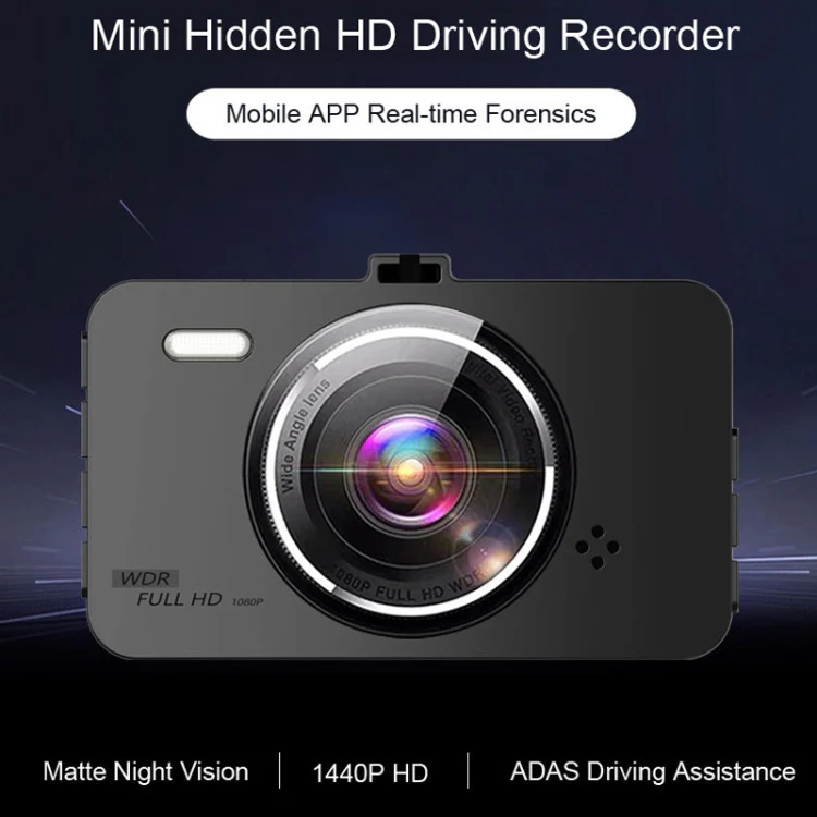 L601 HD Night Vision Electronics Dog Reversing Image Driving Recorder, Style: Standard Version(Double Recorded) - Image 5