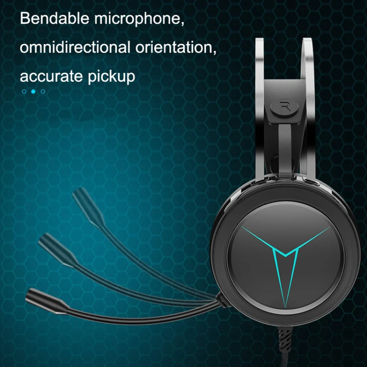 LANGTU M8 Computer Phone Game Wired Headset With Microphone, Cable Length: 1.5m(Black) - Image 6