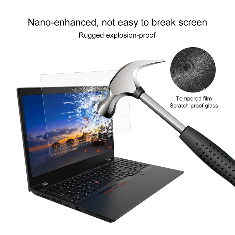 Laptop Screen HD Tempered Glass Protective Film For Alienware M15 R4 15.6 inch - Image 3