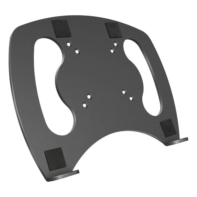 Laptop VESA Mount Tray Metal Adapter For 100x100mm Monitor Arm Universal Ventilated Holder For Notebook(Black)