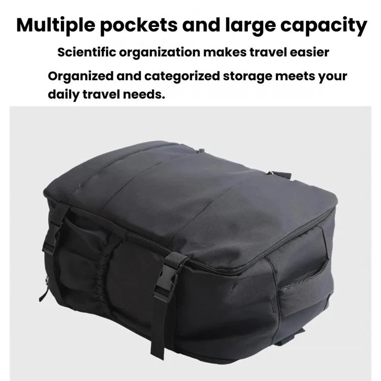 Large Capacity Outdoor Travel Backpack, Multifunctional Waterproof Business Bag(Grey) - Image 3