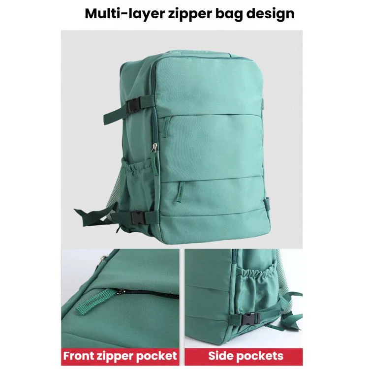 Large Capacity Outdoor Travel Backpack, Multifunctional Waterproof Business Bag(Grey) - Image 4