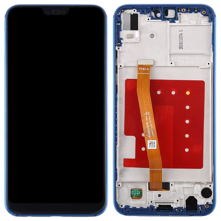 LCD Screen and Digitizer Full Assembly with Frame for Huawei P20 Lite / Nova 3e(Blue) - Image 3