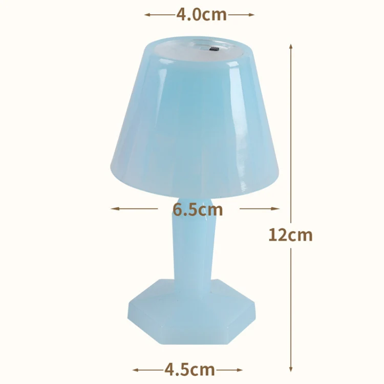 LED Electronic Light Ambient Candy Small Table Lamp Decorative Night Lights(Blue) - Image 3