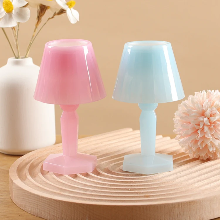 LED Electronic Light Ambient Candy Small Table Lamp Decorative Night Lights(Pink) - Image 2