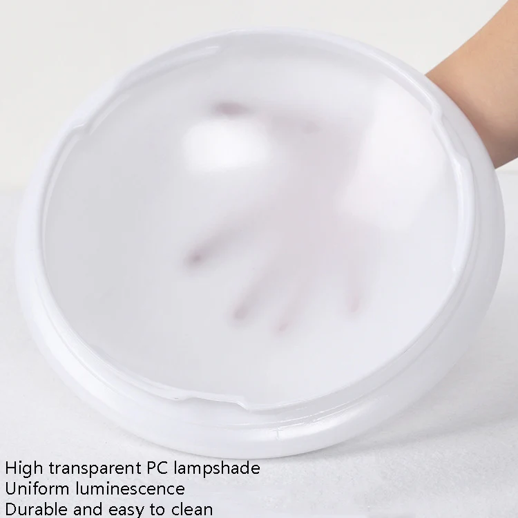 LED Sound Light Control Ceiling Lamp Round Corridor Intelligent Sensor Lamp, Power source: 12W 270mm(White) - Image 3