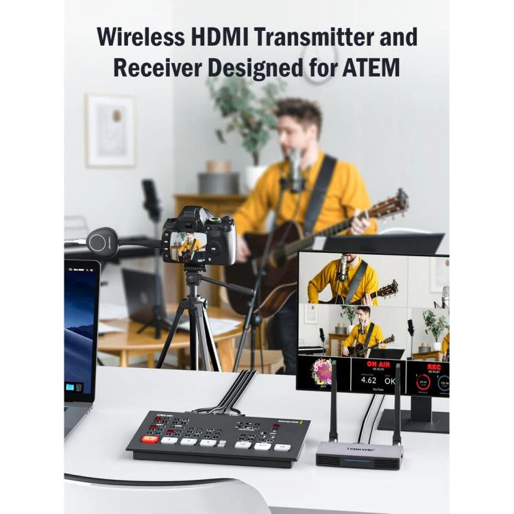 Lemorele G50R20 Wireless HDMI-compatible Transmitter Receiver HD Presentation Adapter - Image 4