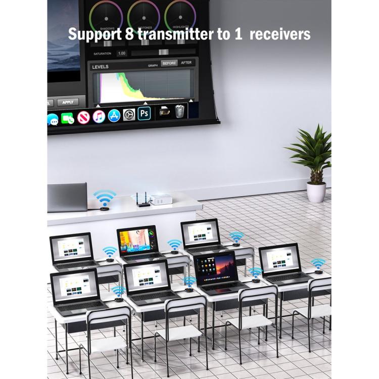 Lemorele G50R20 Wireless HDMI-compatible Transmitter Receiver HD Presentation Adapter - Image 6