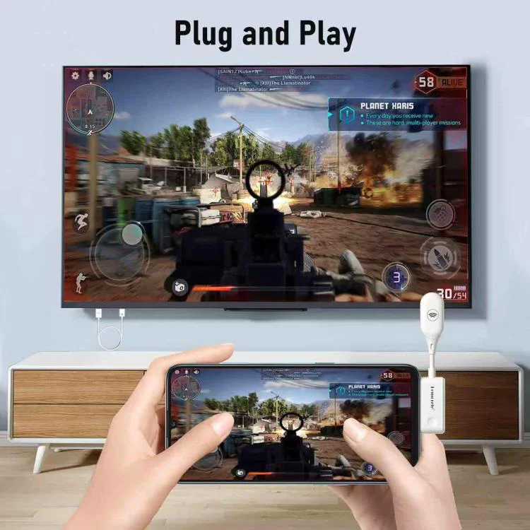 Lemorele P10 USB-C Wireless Transmitter Set 1080P 5GHz WiFi 50M Long Range Adapter - Image 3